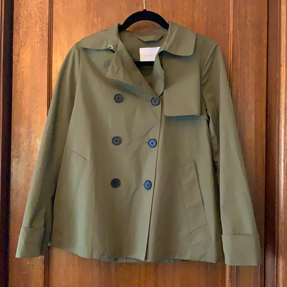 Everlane Swing Double Breasted Trench Coat